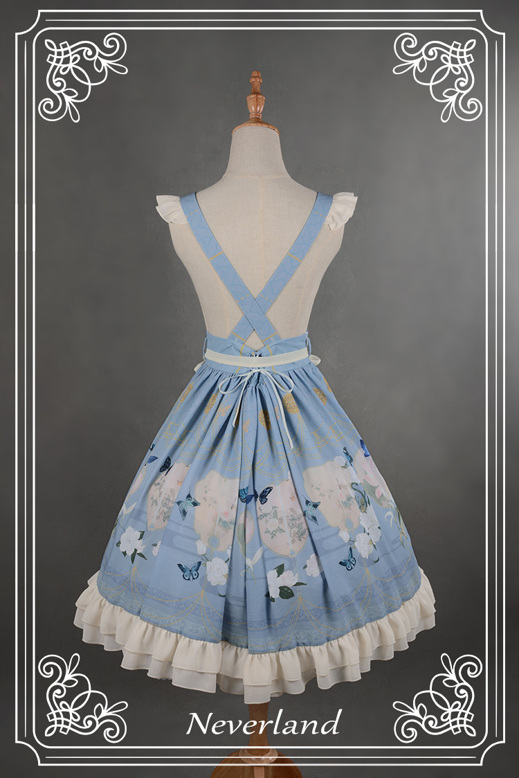 The Inlaid Harp Qi Neverland Lolita Skirt/Salopette