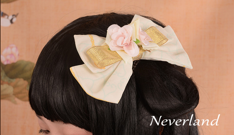 The Inlaid Harp Qi Neverland Lolita Hairclip