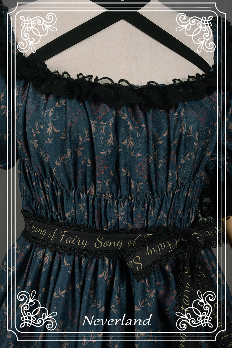 Song of Fairy High Waist Neverland Lolita OP Dress