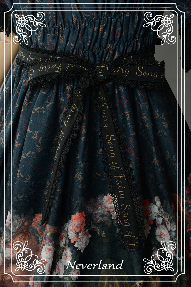 Song of Fairy High Waist Neverland Lolita OP Dress