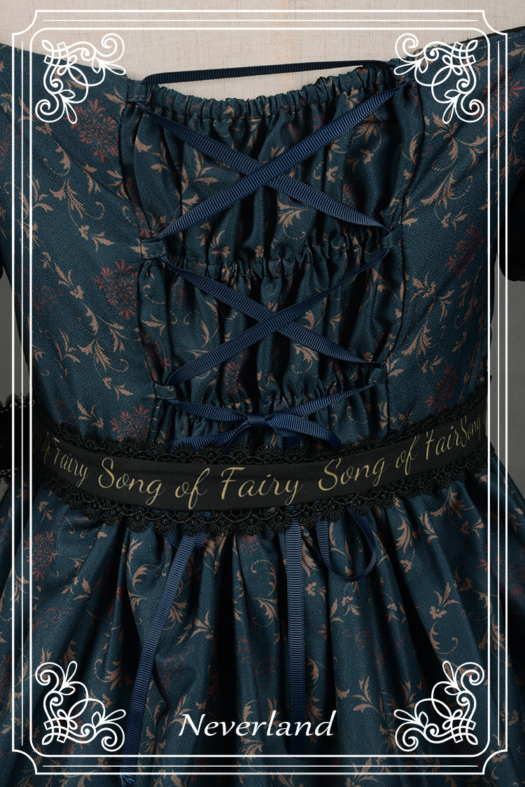 Song of Fairy High Waist Neverland Lolita OP Dress