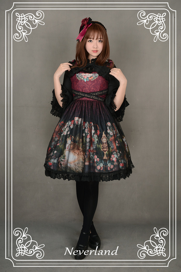 Song of Fairy Neverland Lolita Jumper Dress