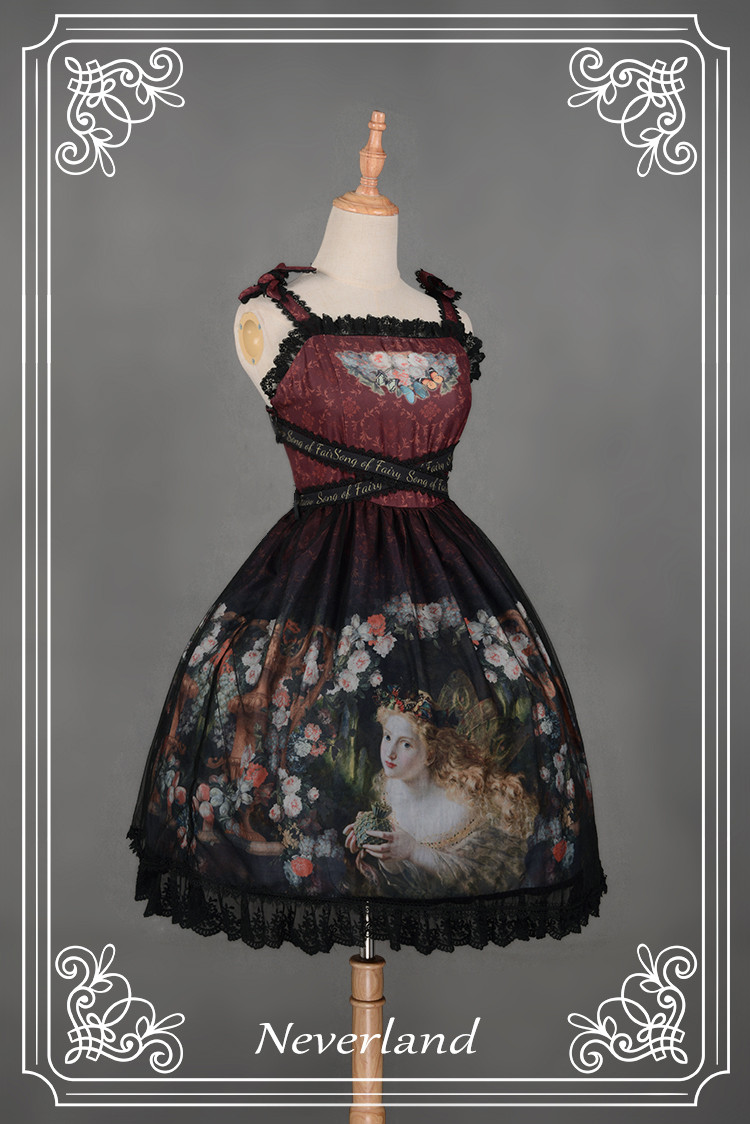 Song of Fairy Neverland Lolita Jumper Dress