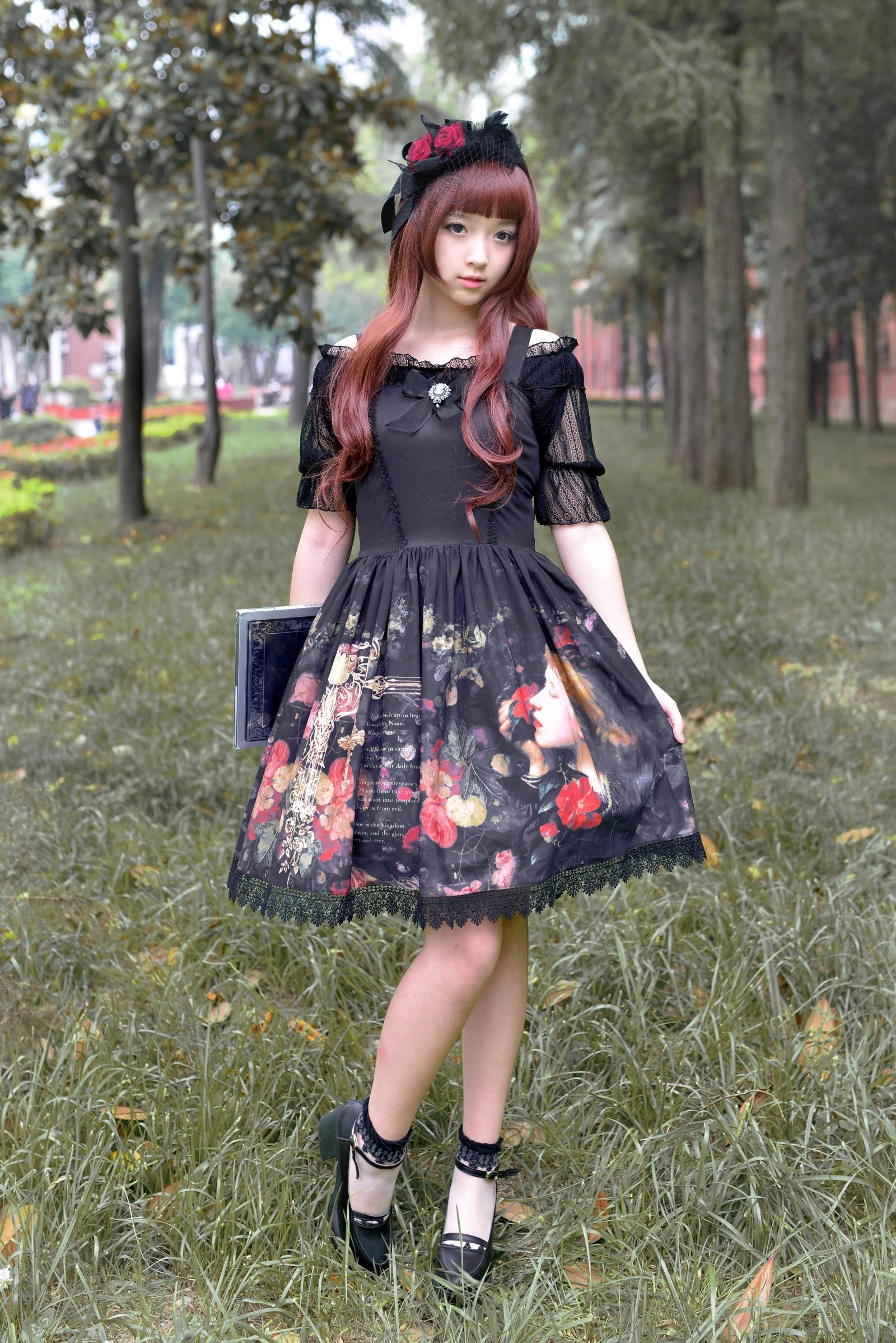 Maiden\'s Garden Neverland Lolita JSK and Headbow Set