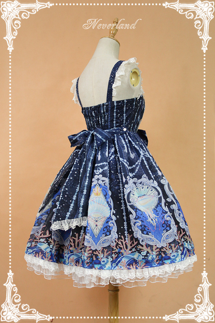 Crystal Palace High Waist Neverland Lolita JSK Dress