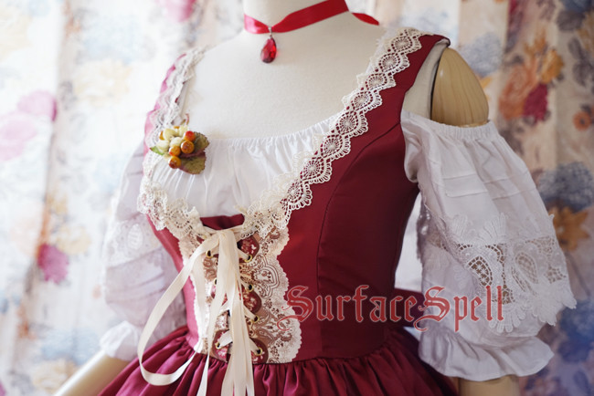 AlpenRose Gothic Ethnic Surface Spell Lolita Corset JSK