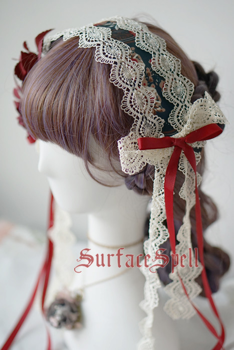 AlpenRose Gothic Ethnic Surface Spell Lolita Headband