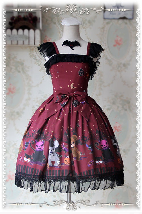 The Scary Night Infanta Lolita Jumper Dress