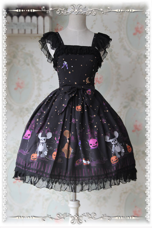 The Scary Night Infanta Lolita Jumper Dress