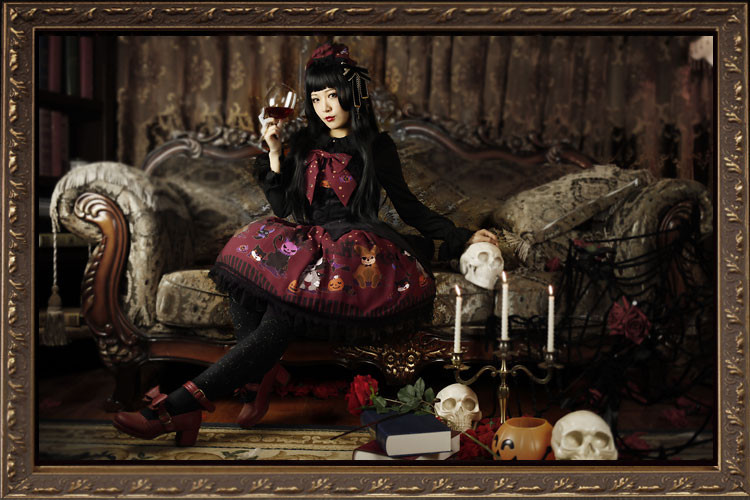 The Scary Night Infanta Lolita Jumper Dress