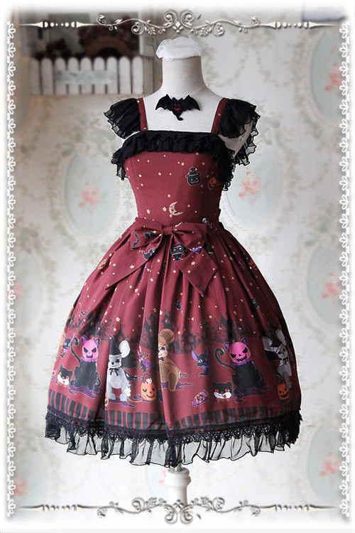 The Scary Night Infanta Lolita Jumper Dress