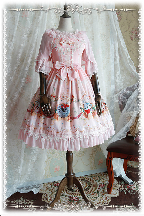 Hime Sleeves Chiffon Infanta Lolita Short Version Blouse