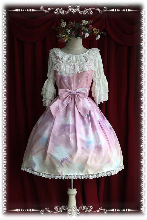 Hime Sleeves Chiffon Infanta Lolita Short Version Blouse