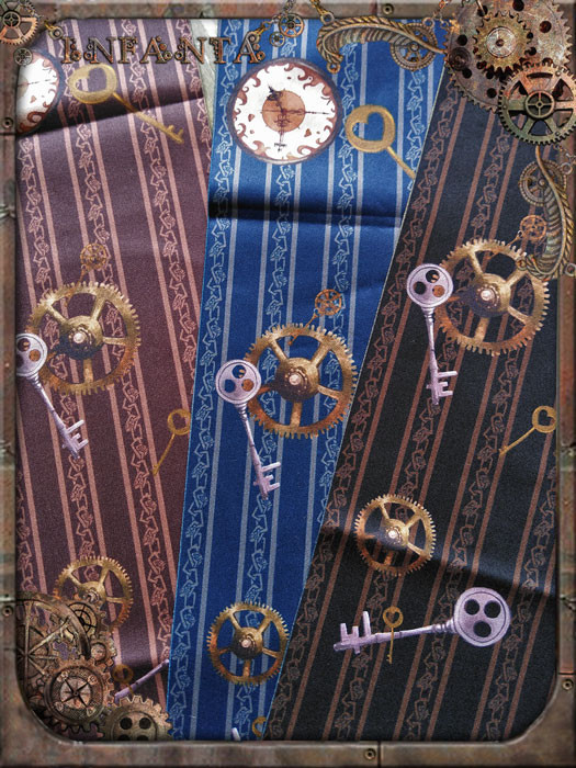 Steampunk Gear Printed Infanta Lolita Tights