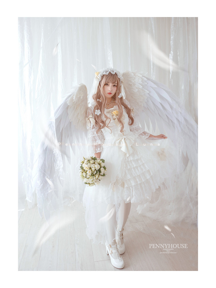 Luna Penny House Lolita JSK with Removable Overskirt