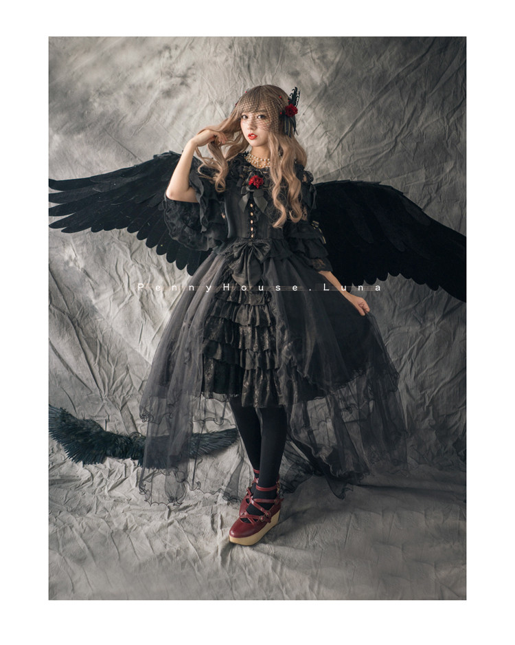 Luna Penny House Lolita JSK with Removable Overskirt