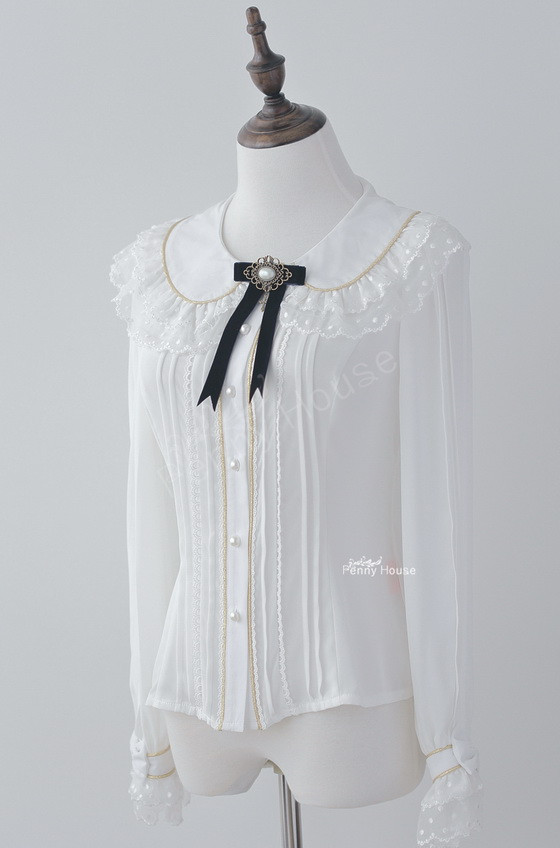 Ode to Spring Peter Pan Collar Penny House Lolita Blouse