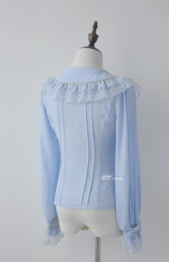 Ode to Spring Peter Pan Collar Penny House Lolita Blouse