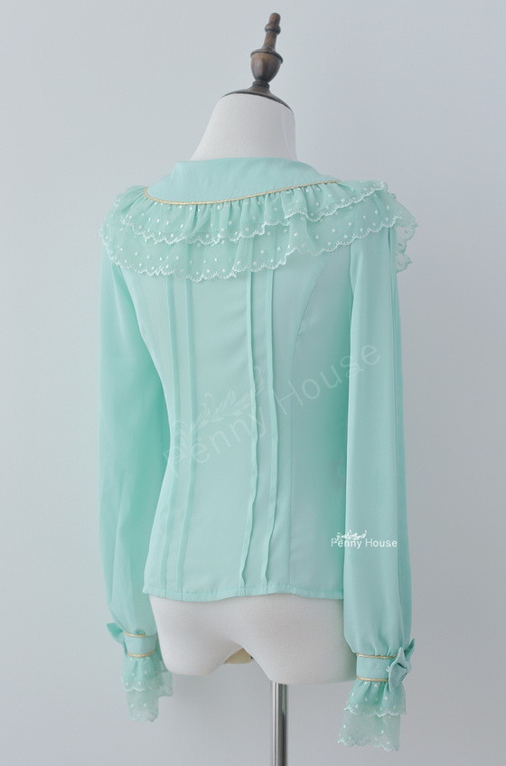 Ode to Spring Peter Pan Collar Penny House Lolita Blouse