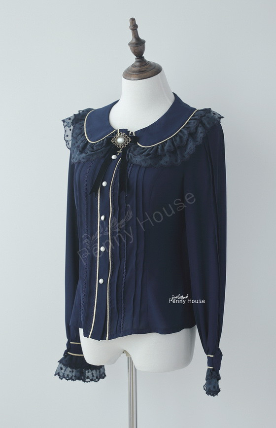 Ode to Spring Peter Pan Collar Penny House Lolita Blouse