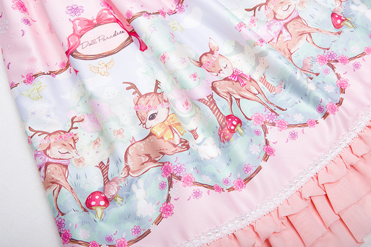 Deer Printing Princess Lolita JSK
