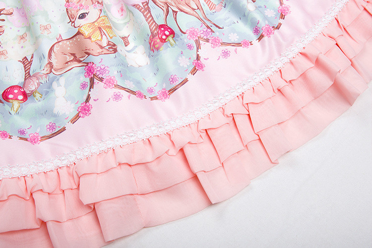 Deer Printing Princess Lolita JSK