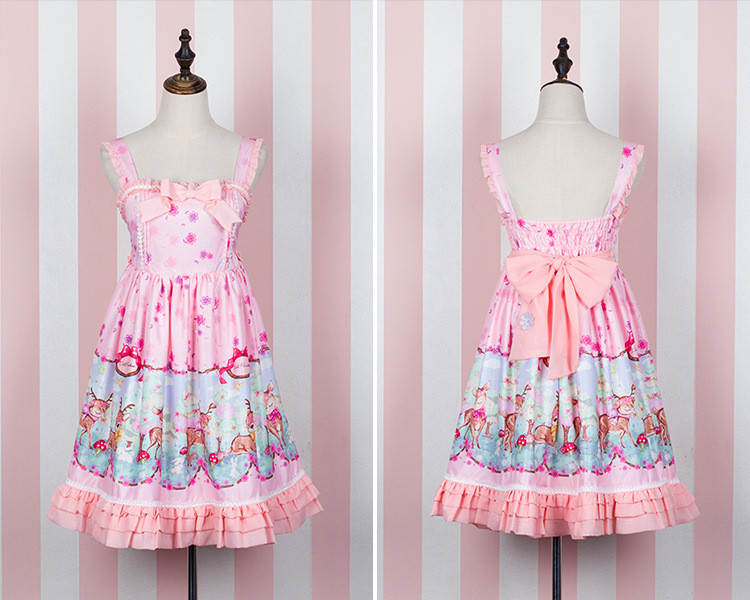 Deer Printing Princess Lolita JSK