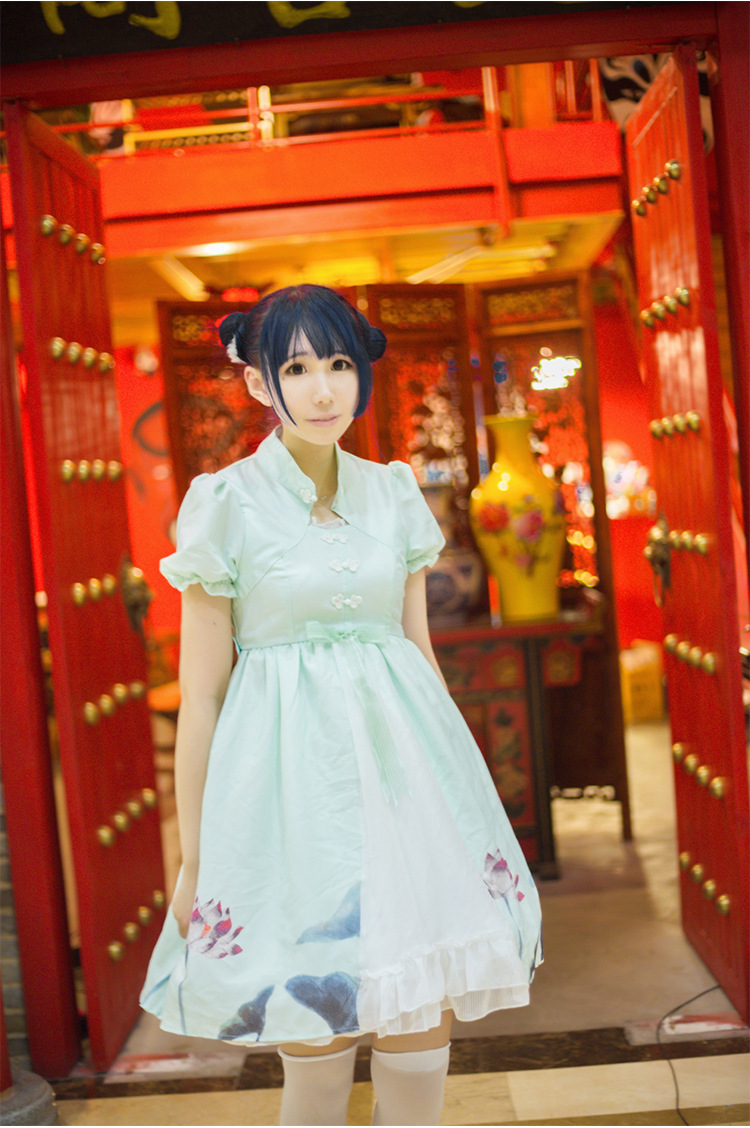 Summer Lotus Chinese Style Princess Lolita Dress