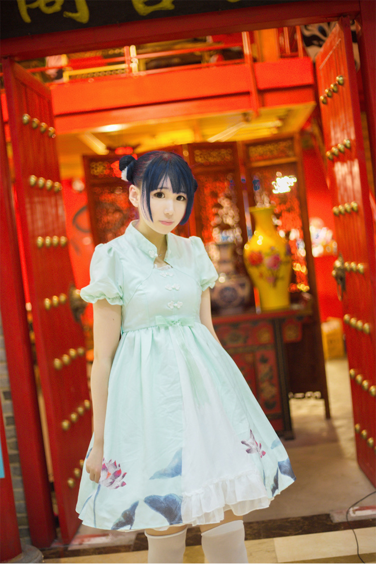 Summer Lotus Chinese Style Princess Lolita Dress