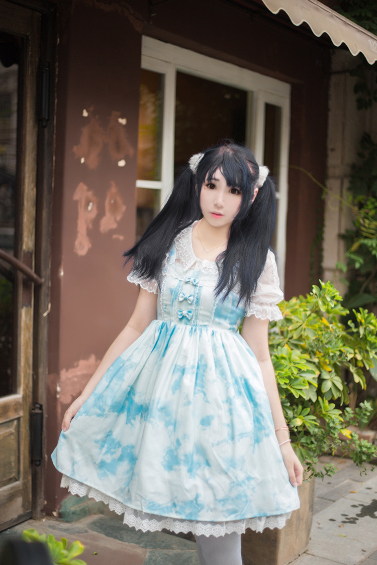 Japanese Girls Printing Lolita Dress