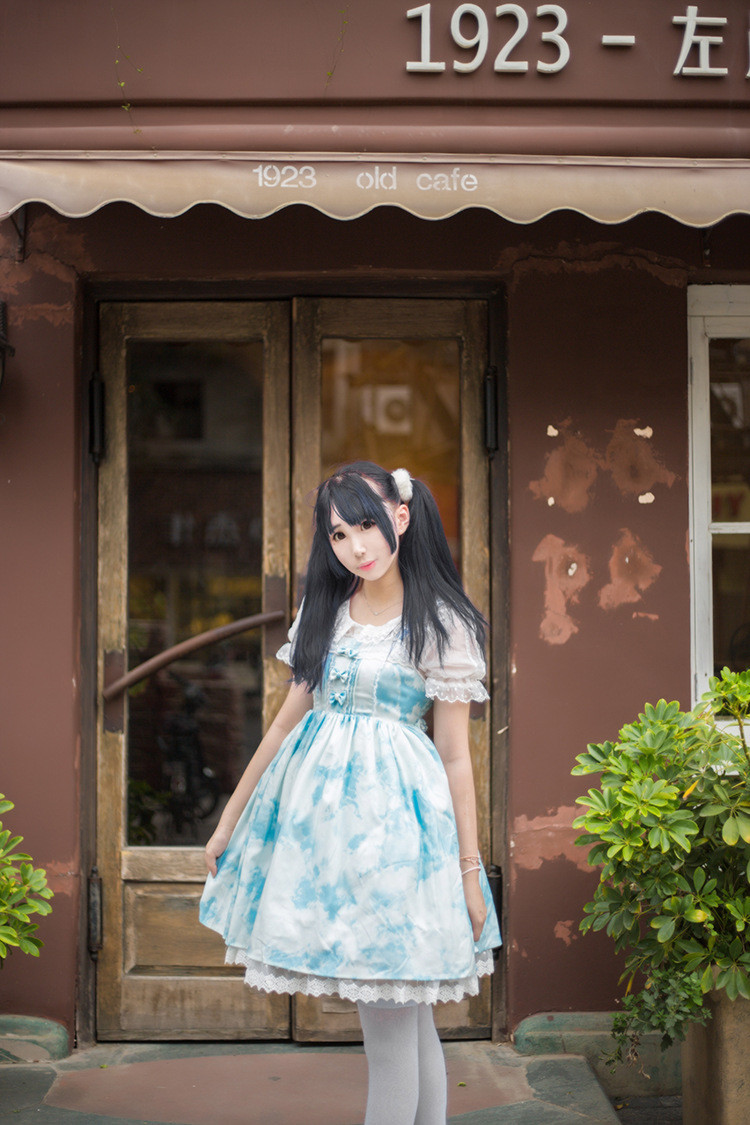 Japanese Girls Printing Lolita Dress