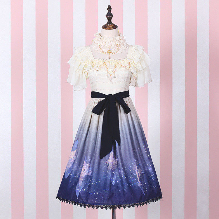 Elegant CLA-series Printing Lolita Dress