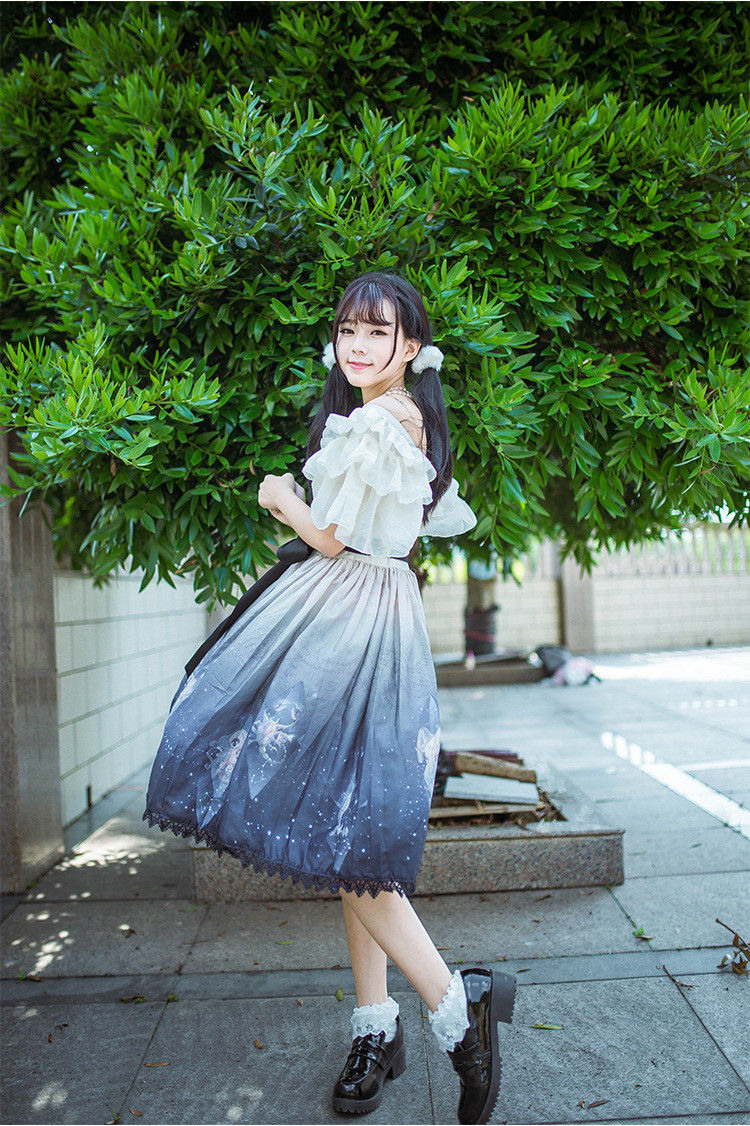 Elegant CLA-series Printing Lolita Dress