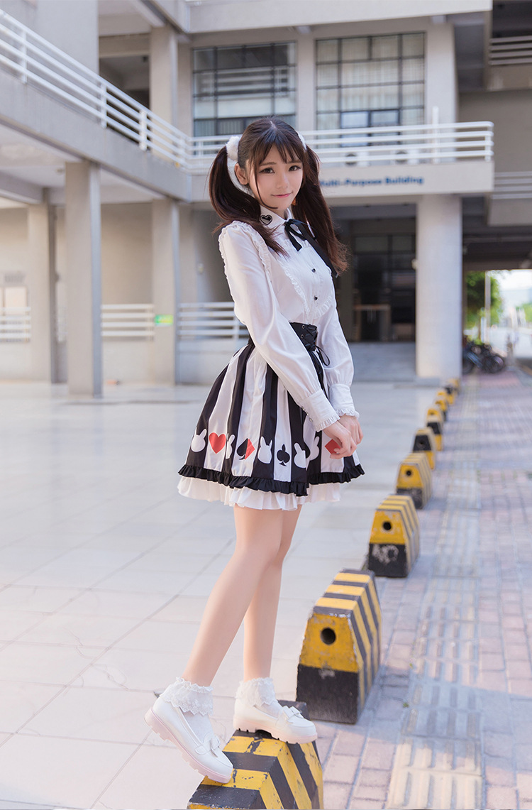 Love Hollow Collar Lolita All-match Blouses