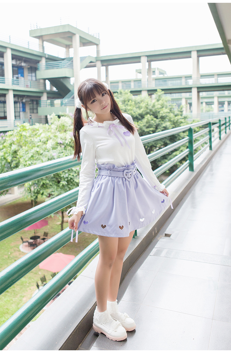 Love Long Sleeves Lolita T-shirt Blouses