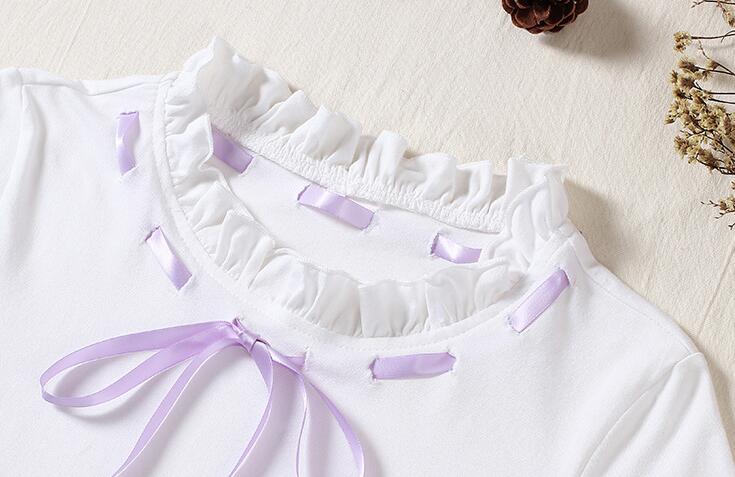 Love Long Sleeves Lolita T-shirt Blouses