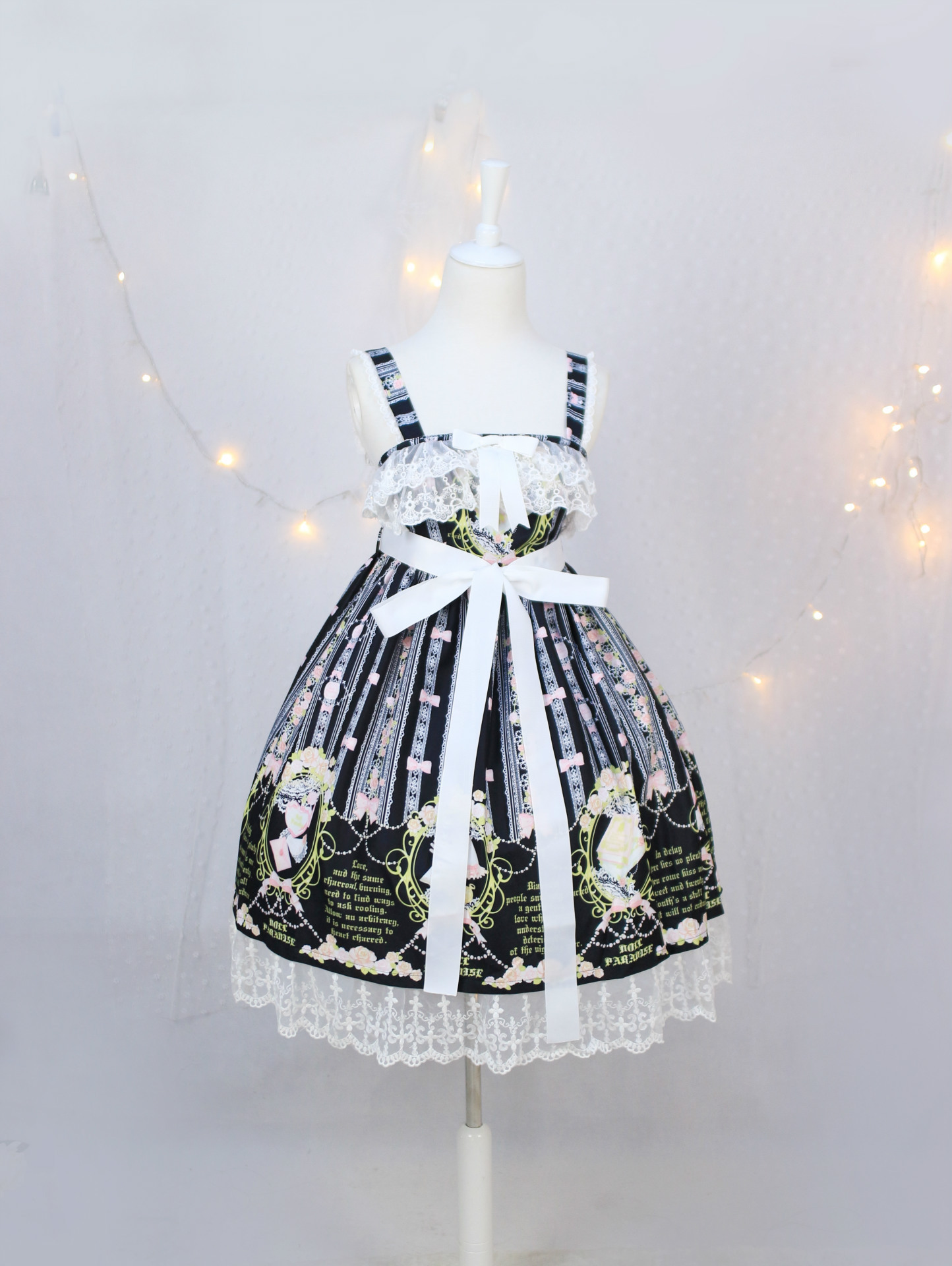 Strap Lolita Dress With Bow