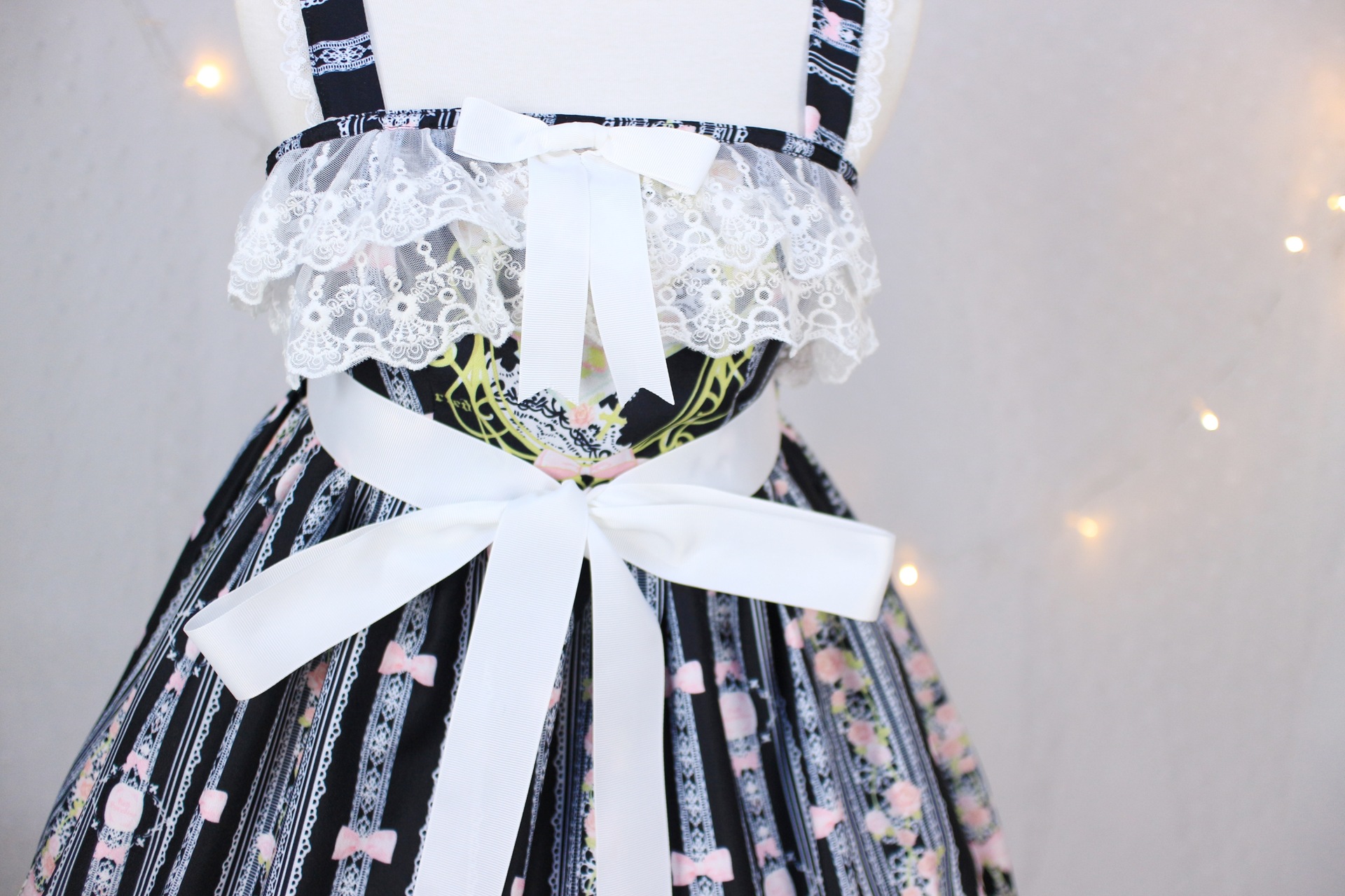 Strap Lolita Dress With Bow