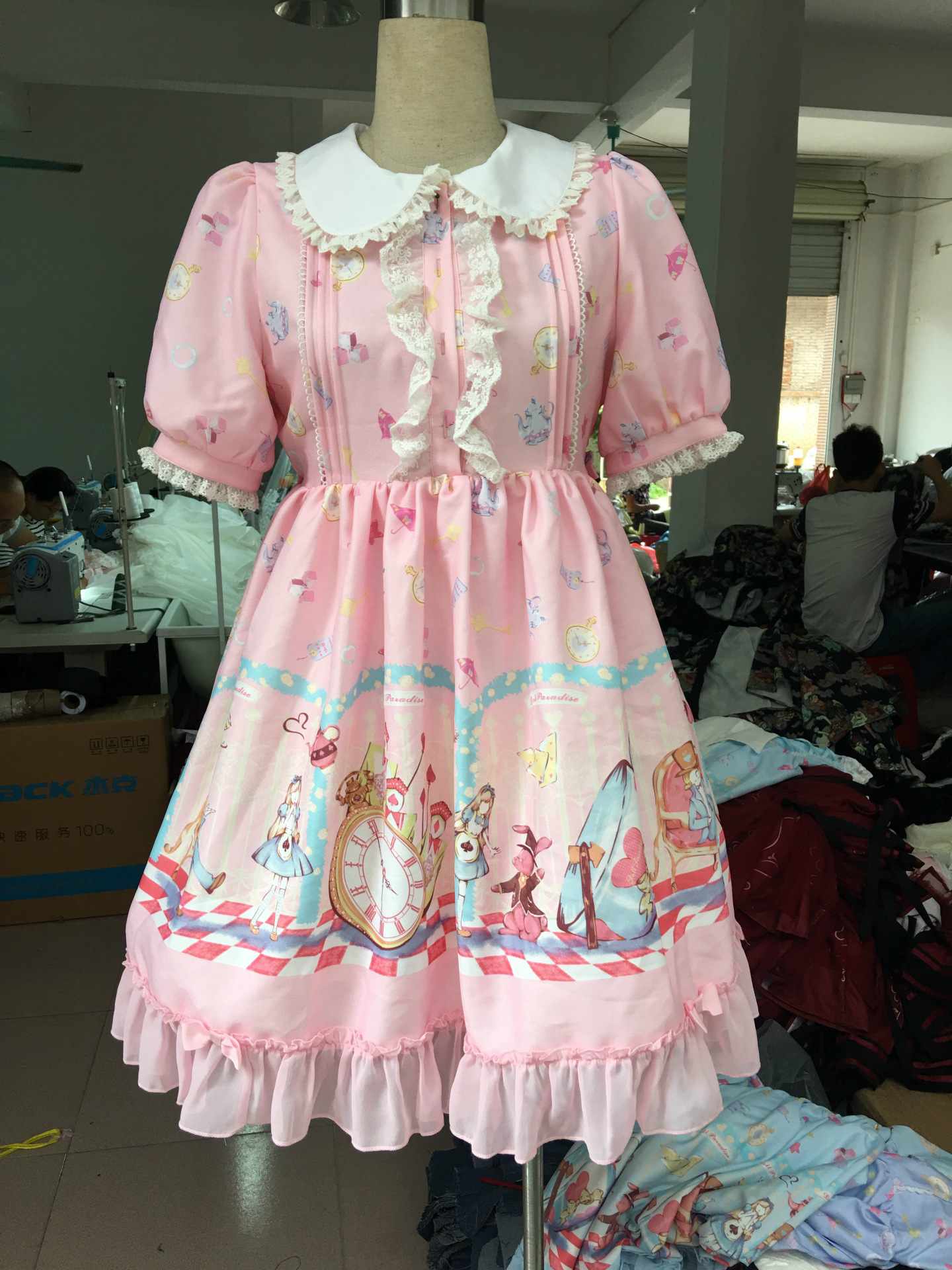 Doll Collar Half Sleeve Lolita Dress