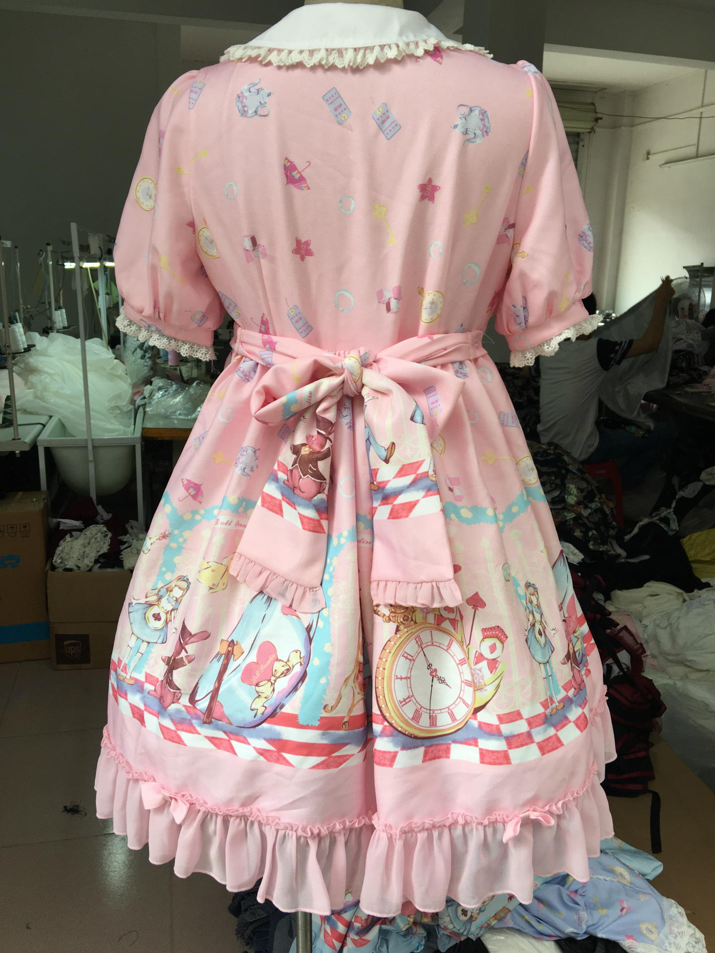 Doll Collar Half Sleeve Lolita Dress