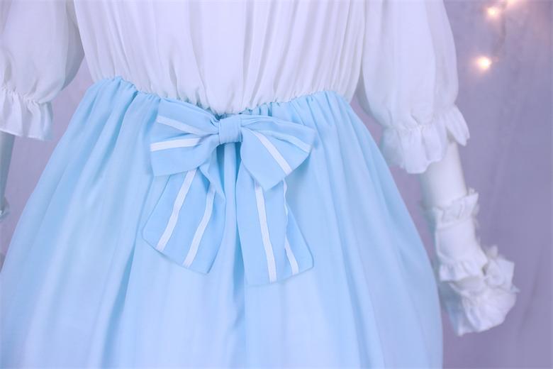 Dream Snow Girl Lolita Dress With All Accessories