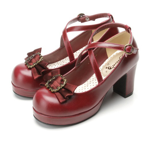 Classic Simple And Elegant PU Lolita Shoes