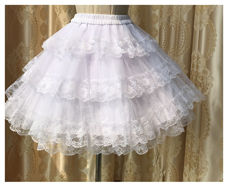 Cotton And Gauze Lolita Skirt Petticoat