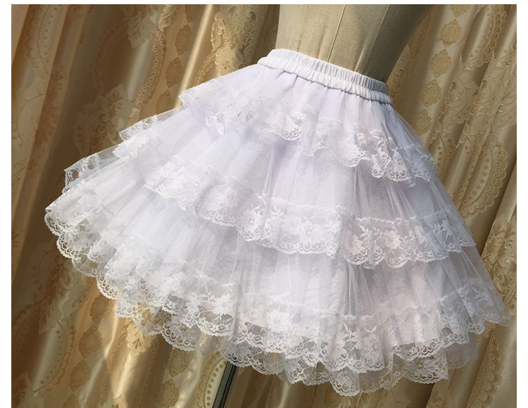 Cotton And Gauze Lolita Skirt Petticoat