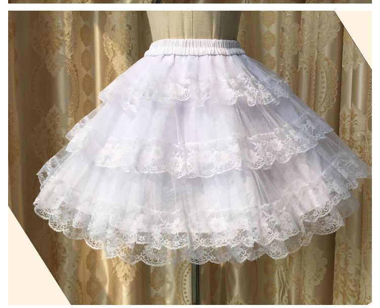 Cotton And Gauze Lolita Skirt Petticoat