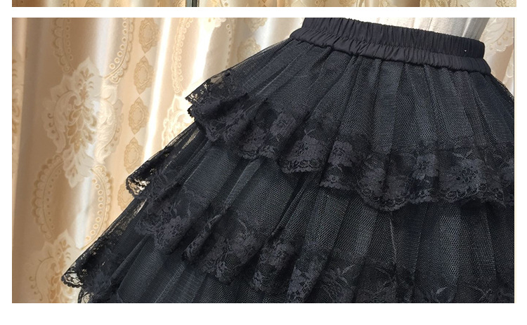 Cotton And Gauze Lolita Skirt Petticoat