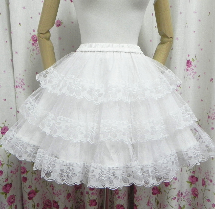 Cotton And Gauze Lolita Skirt Petticoat