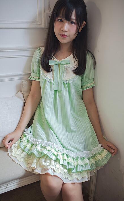 July Star Flower Short Sleeved Lolita Dress