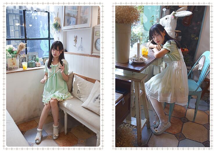 July Star Flower Short Sleeved Lolita Dress