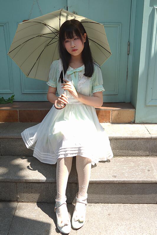 July Star Flower Short Sleeved Lolita Dress